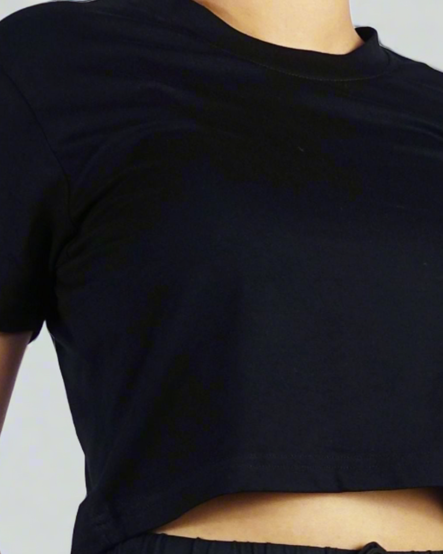Bamboo Crop Tee soft and odour free