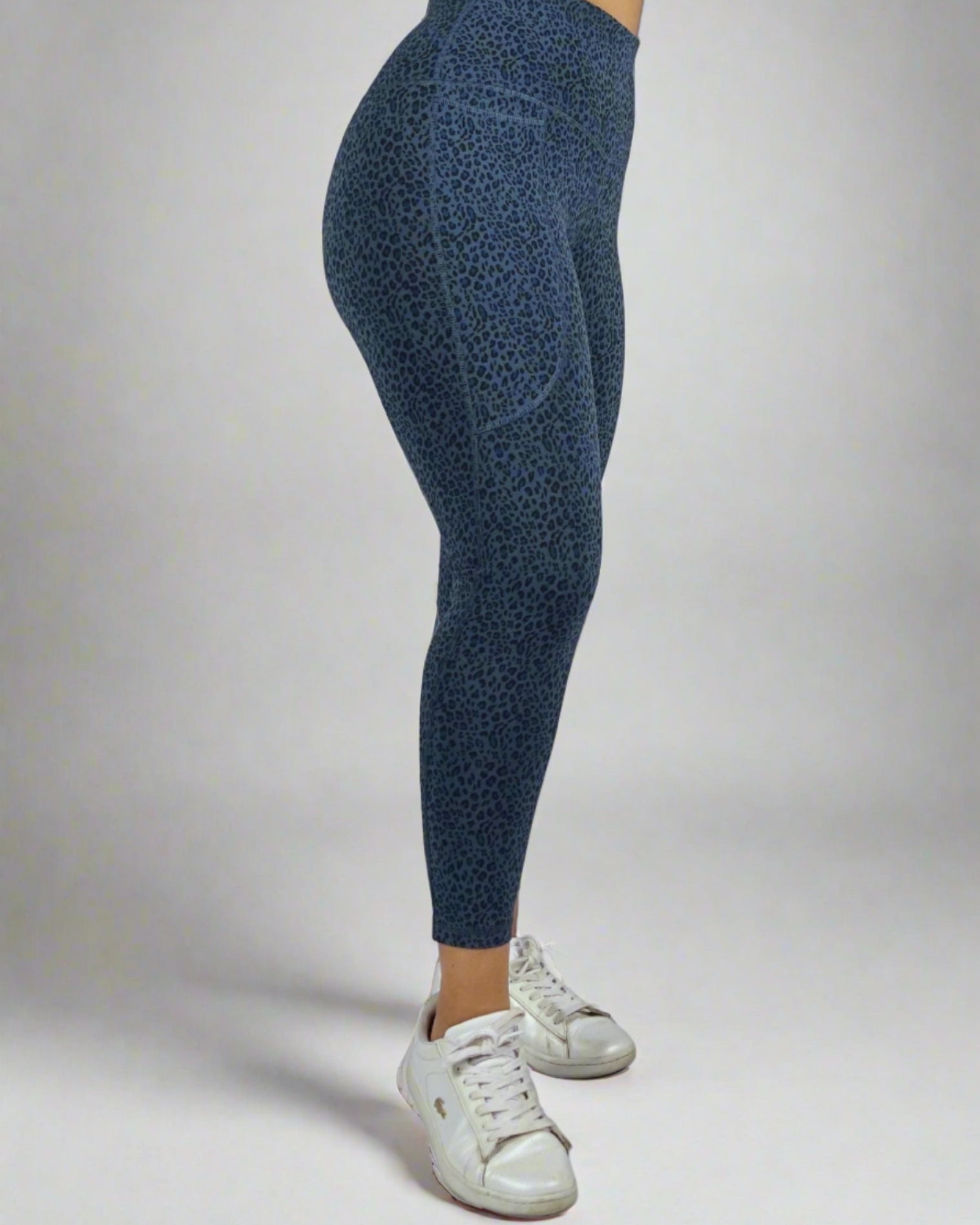 Buttery soft bamboo print leggings and tights UV protection and contour fit