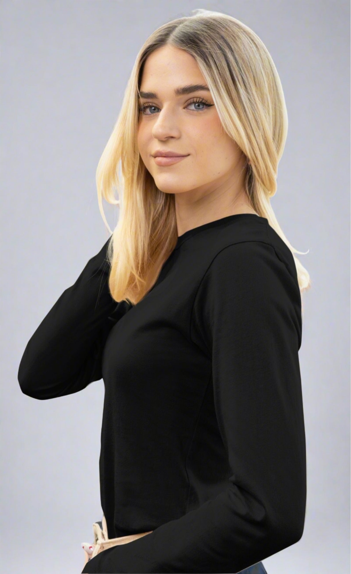 Long Sleeve Top Organic Bamboo Soft and Stretchy