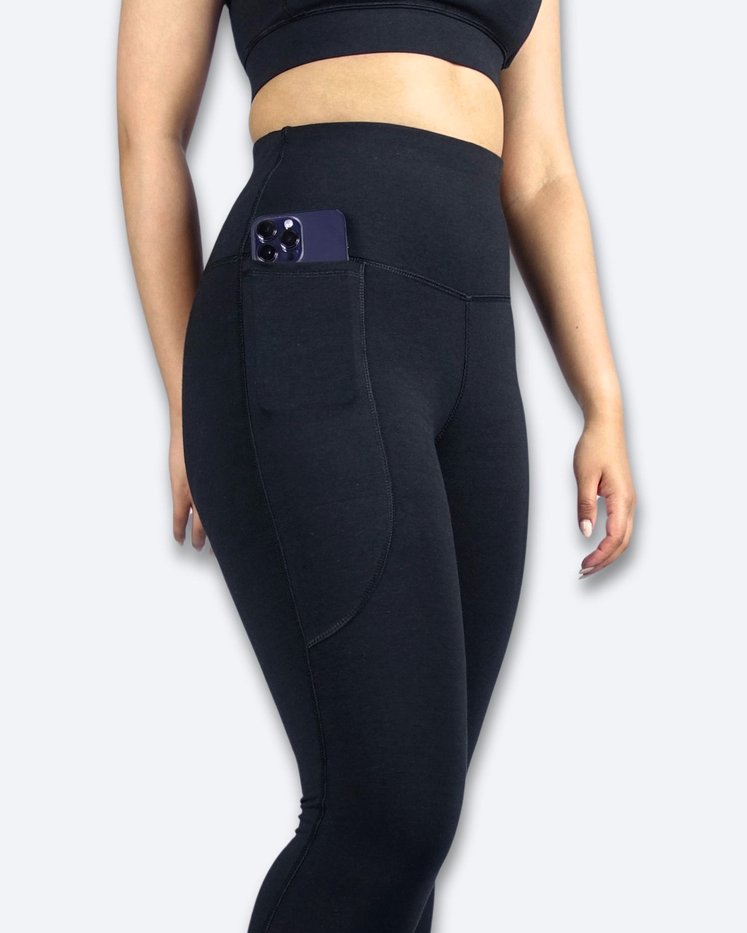 Women's Tights with Phone Pocket super soft stretch for yoga and pilates