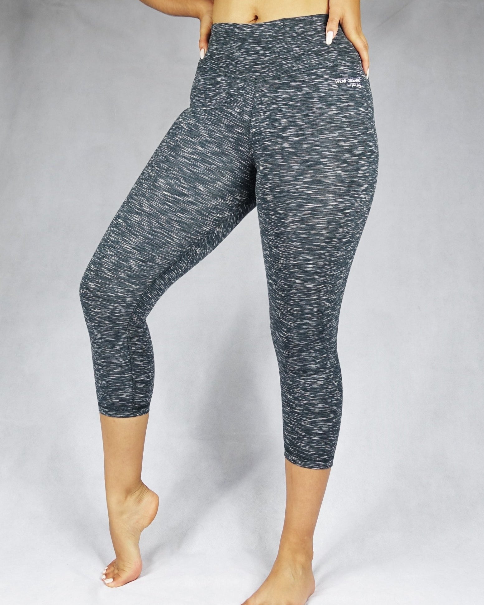 Dark grey crop leggings
