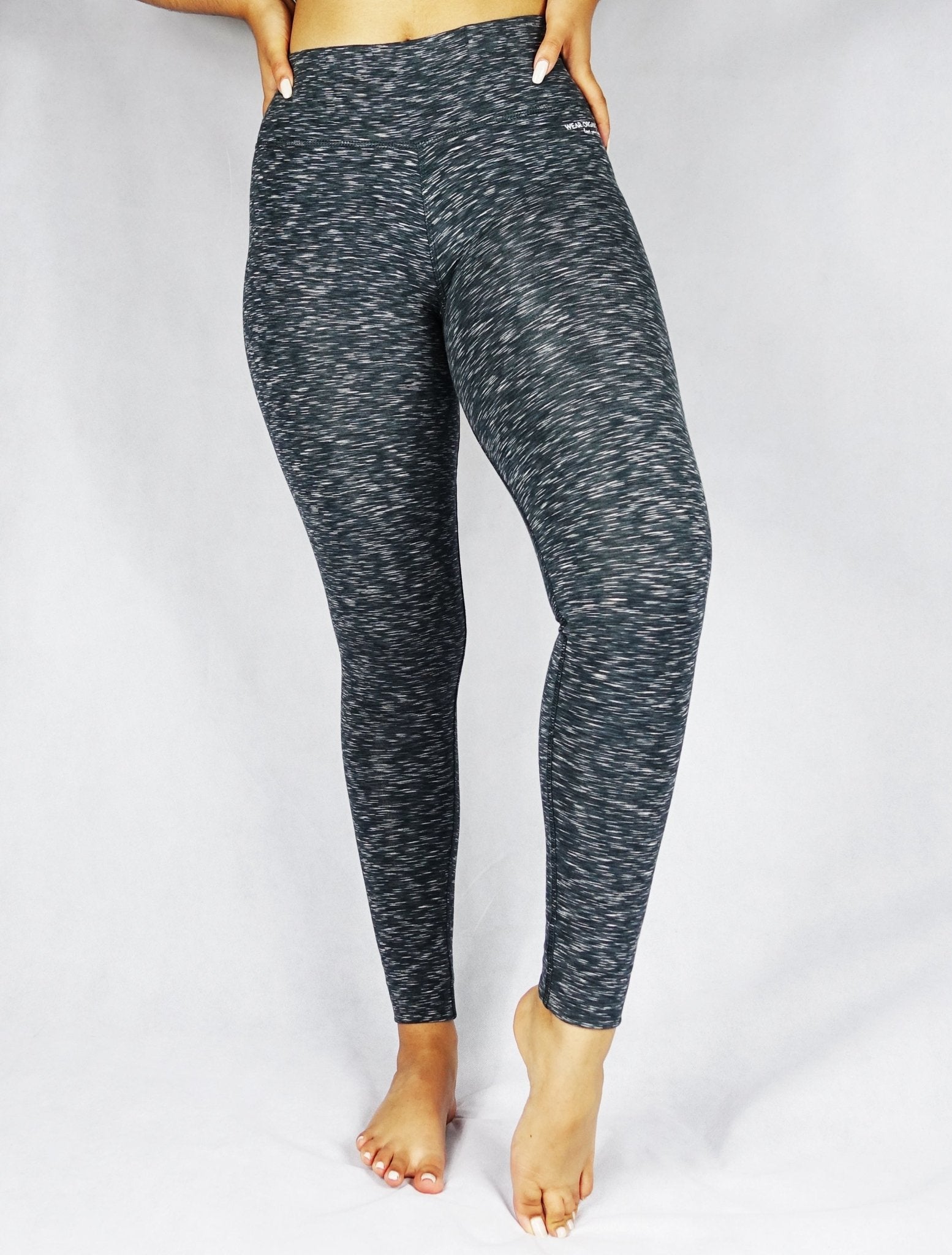 Dark grey full length leggings, activewear
