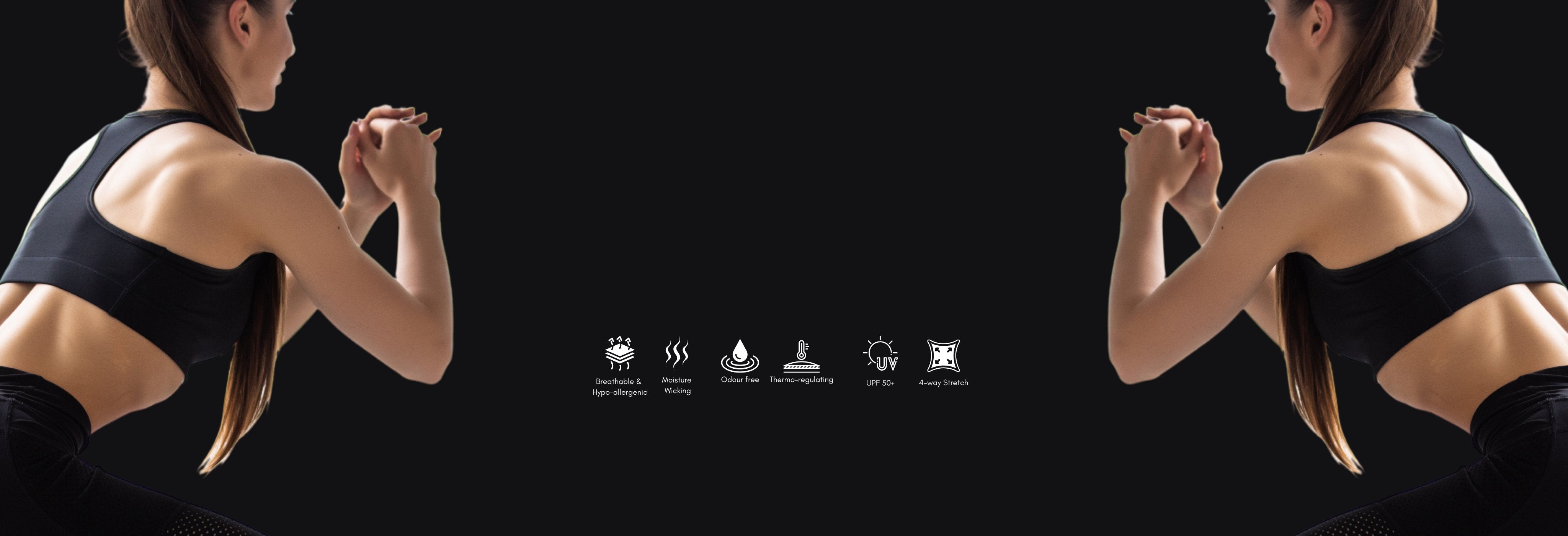 Super Soft Ribbed Bra Breathable Bamboo & Moisture Wicking for all workouts