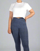White bamboo crop top for casual wear