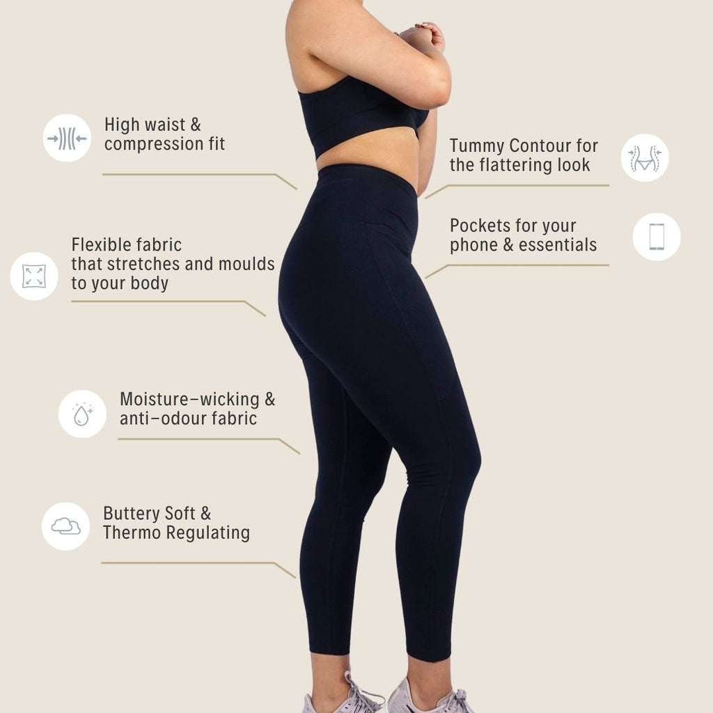 Buttery Soft & Breathable Performance Leggings with Tummy Control