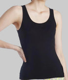 women's black tank top