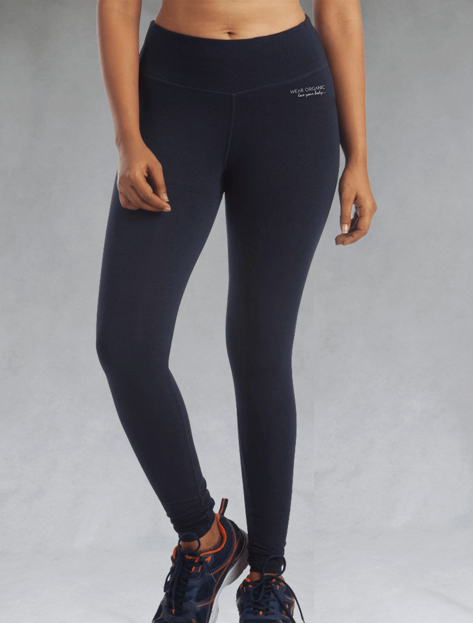 Navy Full Length Legging 