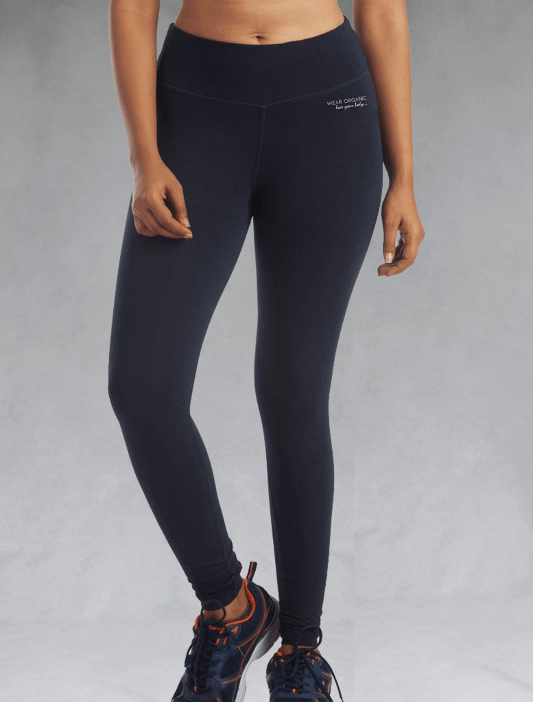 Navy Full Length Legging 